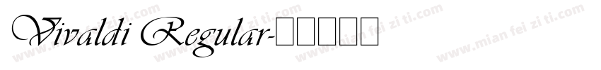 Vivaldi Regular字体转换